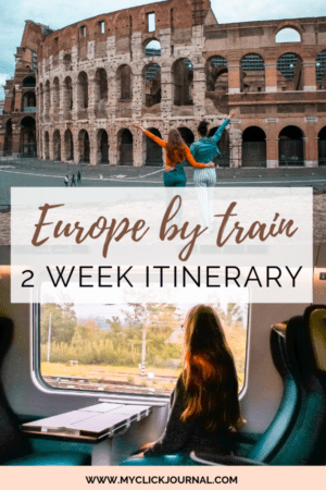 Europe by train travel guide- eurail pass travel guide and 2 week itinerary route #eurailguide #europebytrain #europetravel