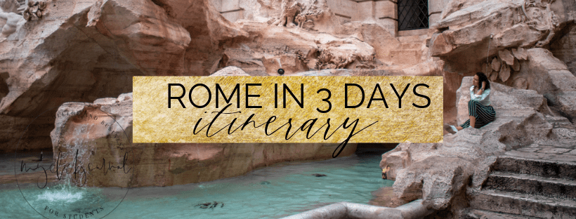 rome in 3 days itinerary