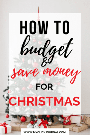 how to budget and save money for christmas