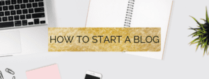 how to start a blog on a budget