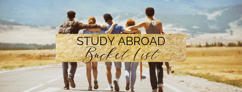 study abroad bucket list