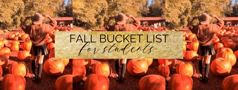 fall bucket list for students