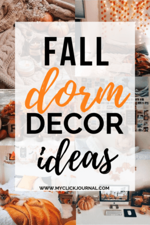 fall dorm decor for college students