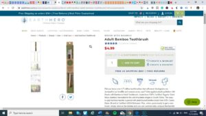 stocking gifts- bamboo toothbrush