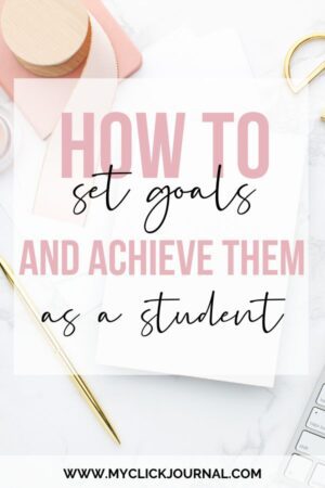 how to set goals for 2020