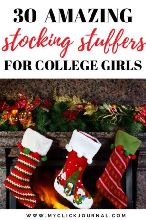 30 amazing stocking stuffers for college girls that they will love this Christmas 2019! Gift ideas for college students 2019