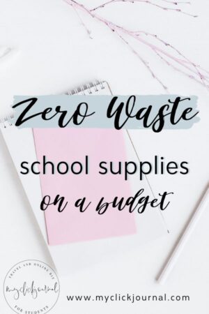 zero-waste school supplies