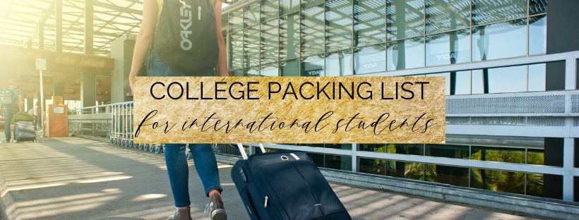 The Ultimate College Packing List for International Students