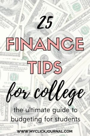 25 Finance Tips for University | myclickjournal