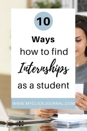 10 ways how to find internships as a student